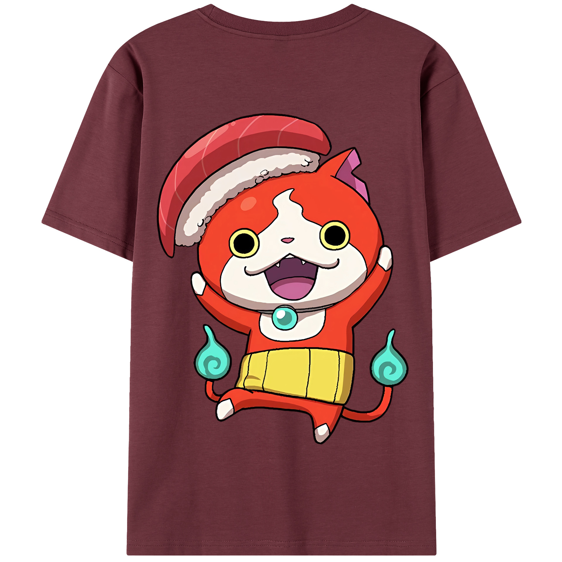 （画像用） 妖怪ウォッチ Yo-kai Watch 綿100％半袖Tシャツ（背面プリント）